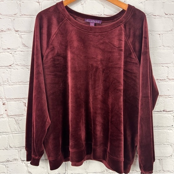 Gloria Vanderbilt plus size sweater plus size sweatshirt stretchy sweatshirt XXL - Picture 6 of 11